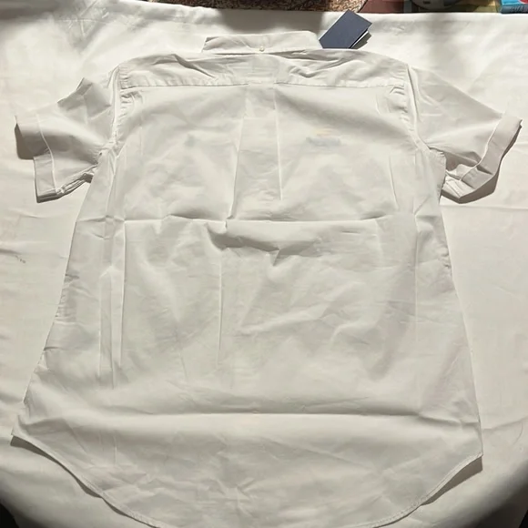 $100 Polo Ralph Lauren US Open Short Sleeve Cuffed Button Down Shirt VTG NWT - Picture 4 of 9